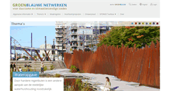 Desktop Screenshot of groenblauwenetwerken.com