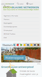 Mobile Screenshot of groenblauwenetwerken.com
